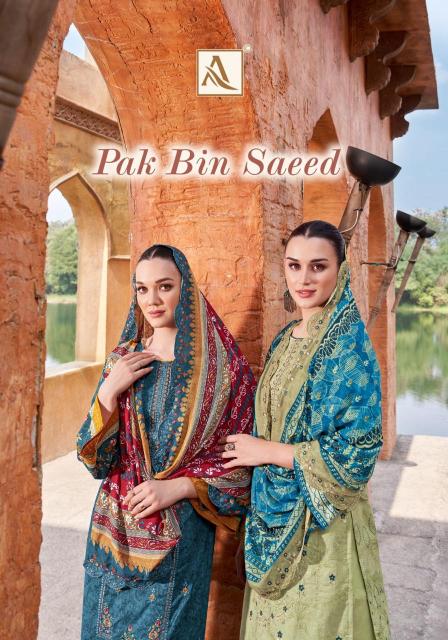 alok presents pak bin saeed cotton modern pakistani 3pcs dress