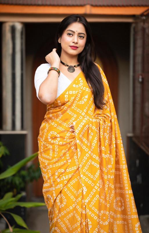 pr kc 105 batik bhandani chanderi shop trendy saree online 