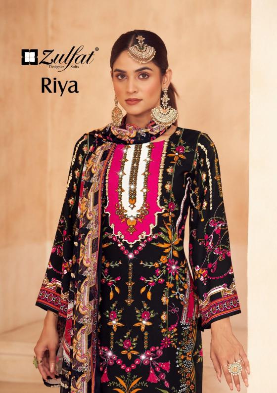 zulfat riya fully stitch viscose rayon classic big size suit for womens  