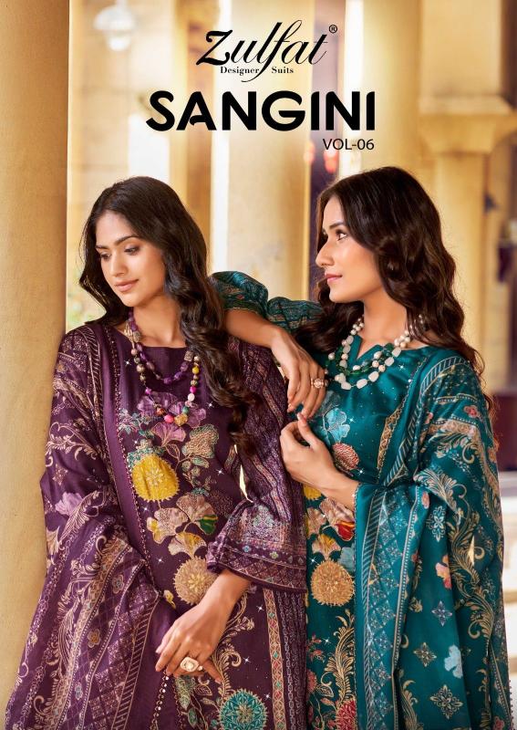 zulfat designer sangini vol 6 readymade big size zam cotton modern pakistani dress 