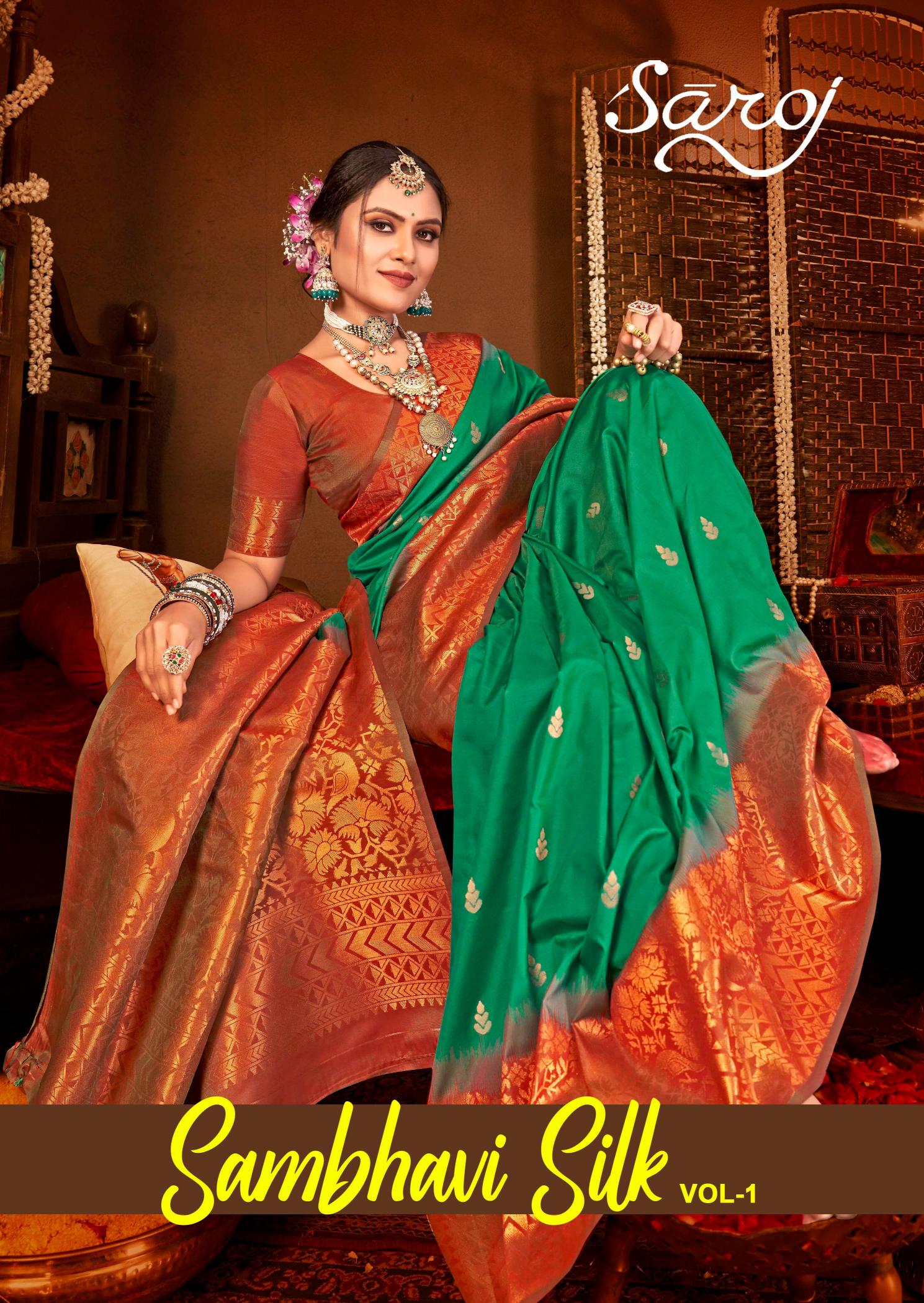 Sambhavi silk Saroj vol.1 soft silk saree