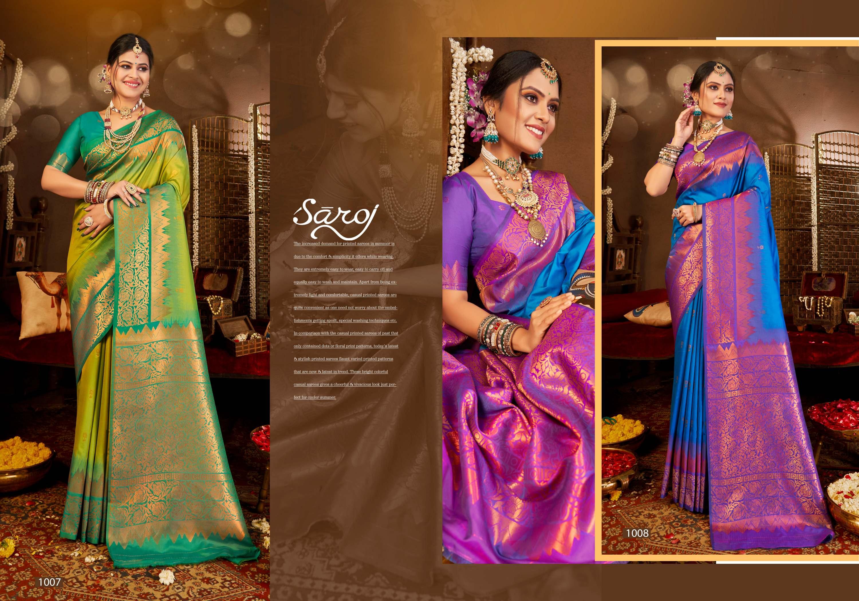 Sambhavi silk Saroj vol.4 soft silk saree