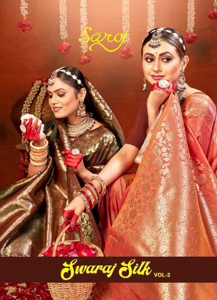  Swaraj silk Saroj vol.2 50*600 silk saree