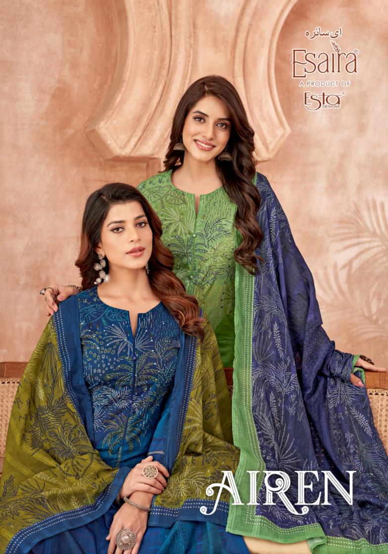 esaira airen hit design cotton unstitch salwar kameez 