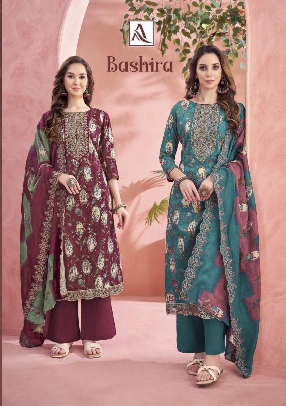 alok bashira cambric cotton pakistani print unstitch dress