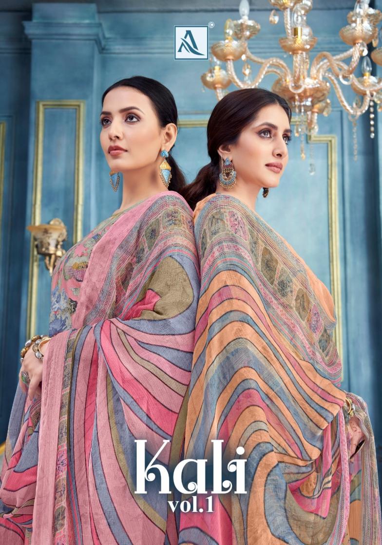 kali vol 1 by alok viscose simmer modern pakistani 3pcs dress