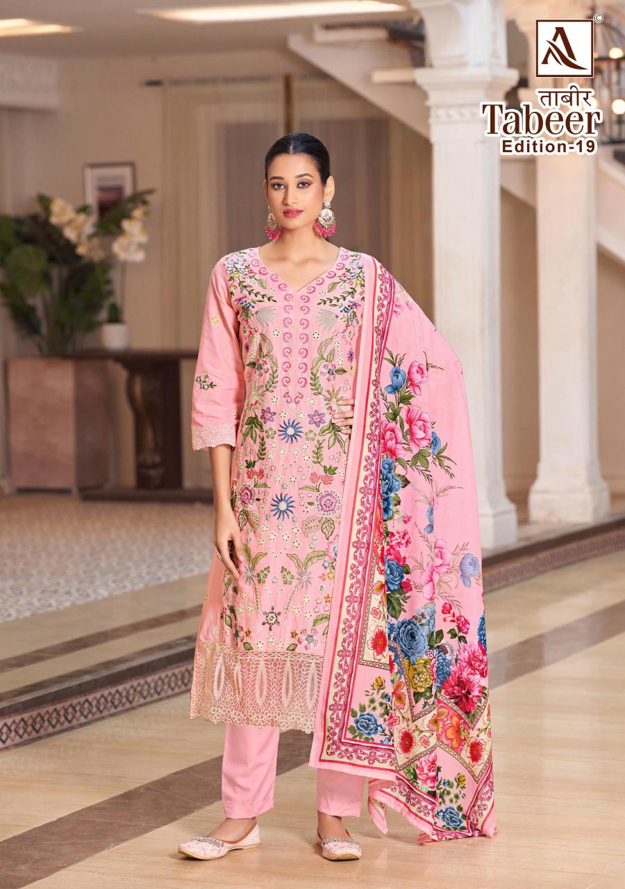tabeer vol 19 by alok daily wear cambric lawn pakistani dress material 