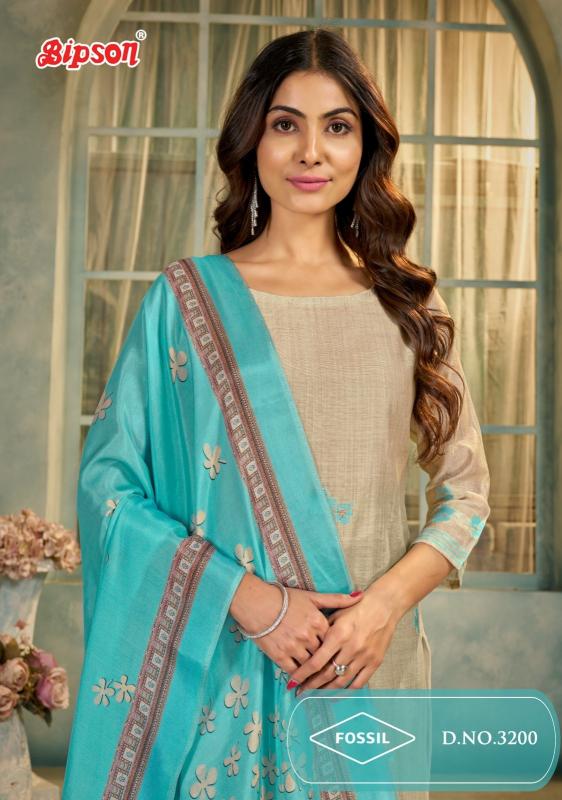 bipson prints fossil 3200 cotton silk hit design suit online 