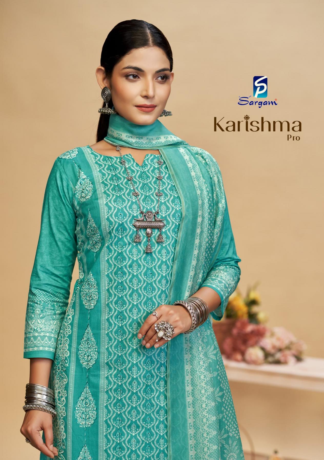sargam karishma pro camrik elegant style unstitch suit 