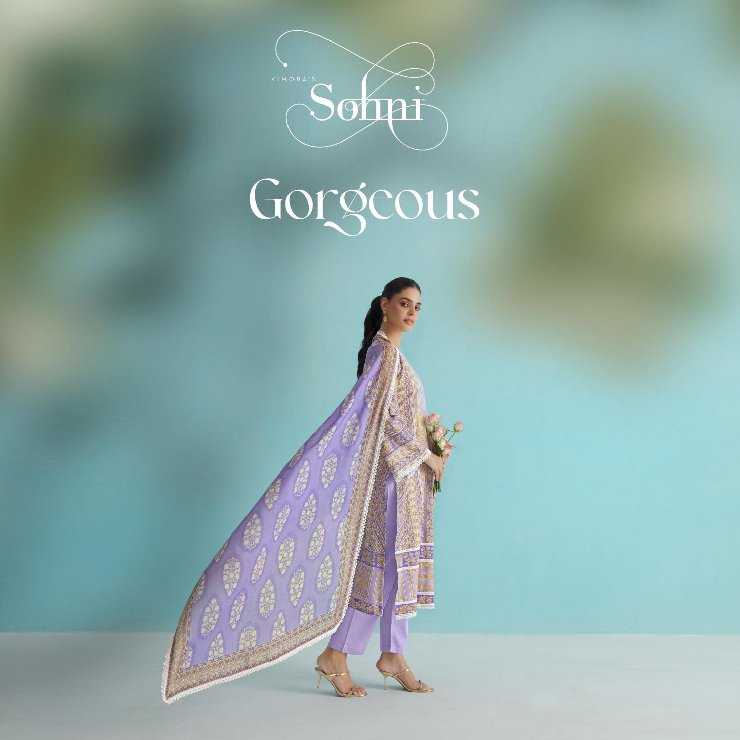 gorgeous vol 19 by kimora colour addition lawn 3pcs dress 