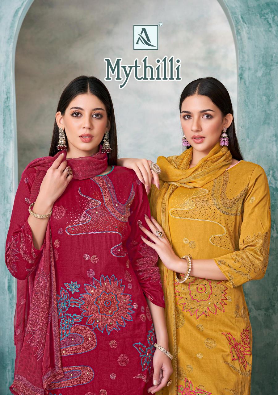 alok mythilli zam discharge print casual pakistani 3pcs dress