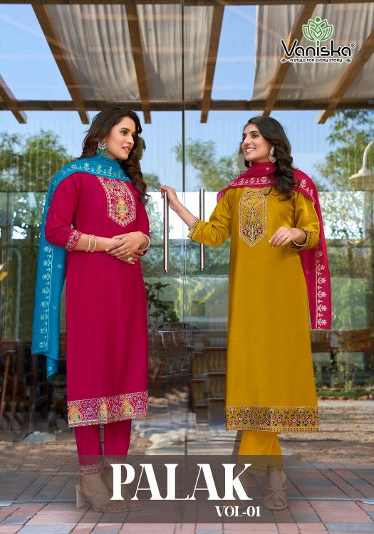 vaniska colourpix palak vol 1 hit design vetikan silk full stitch plus size dress