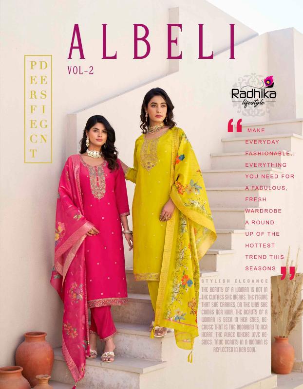 albeli vol 2 by radhika lifestyle shimmer readymade unique plus size dress