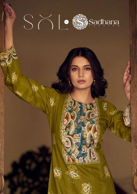 sol by sadhana fashion lawn cotton comfortable unstitch suits 