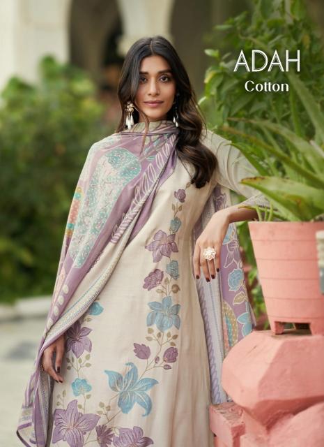 adah cotton by sargam jam print fashioanble dress material 
