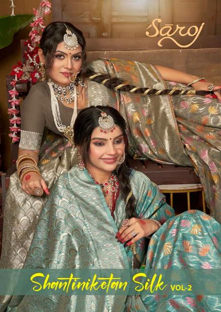 Shantiniketan linen silk Saroj  vol.2 Linen silk saree