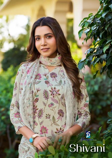 sargam shivani casual jam digital print salwar kameez  