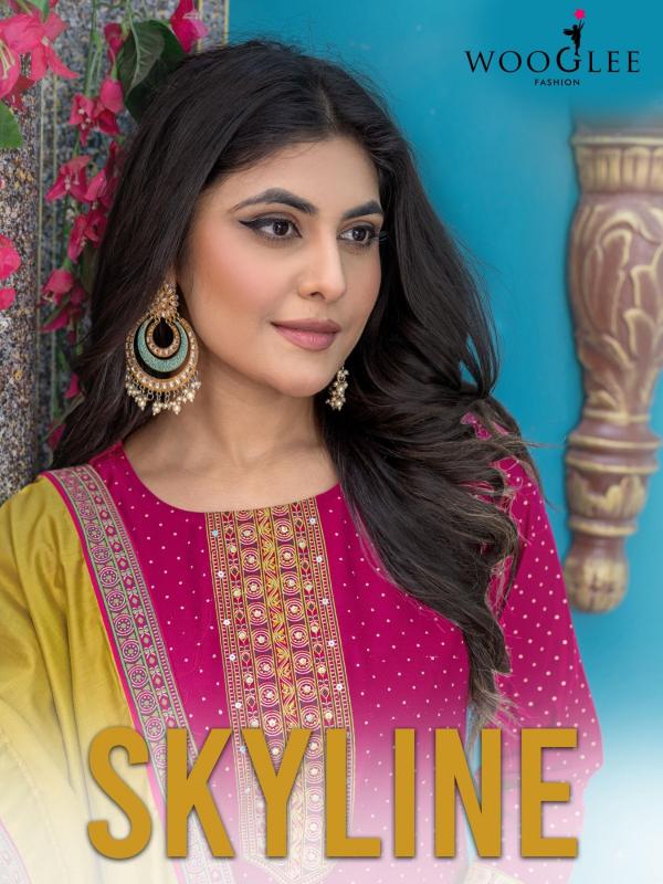 wooglee skyline full stitch vetican print modern salwar kameez 