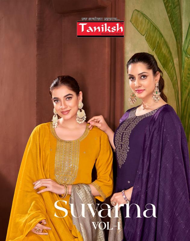 taniksh suvarna vol 1 fully stitch roman stylish suit for womens 