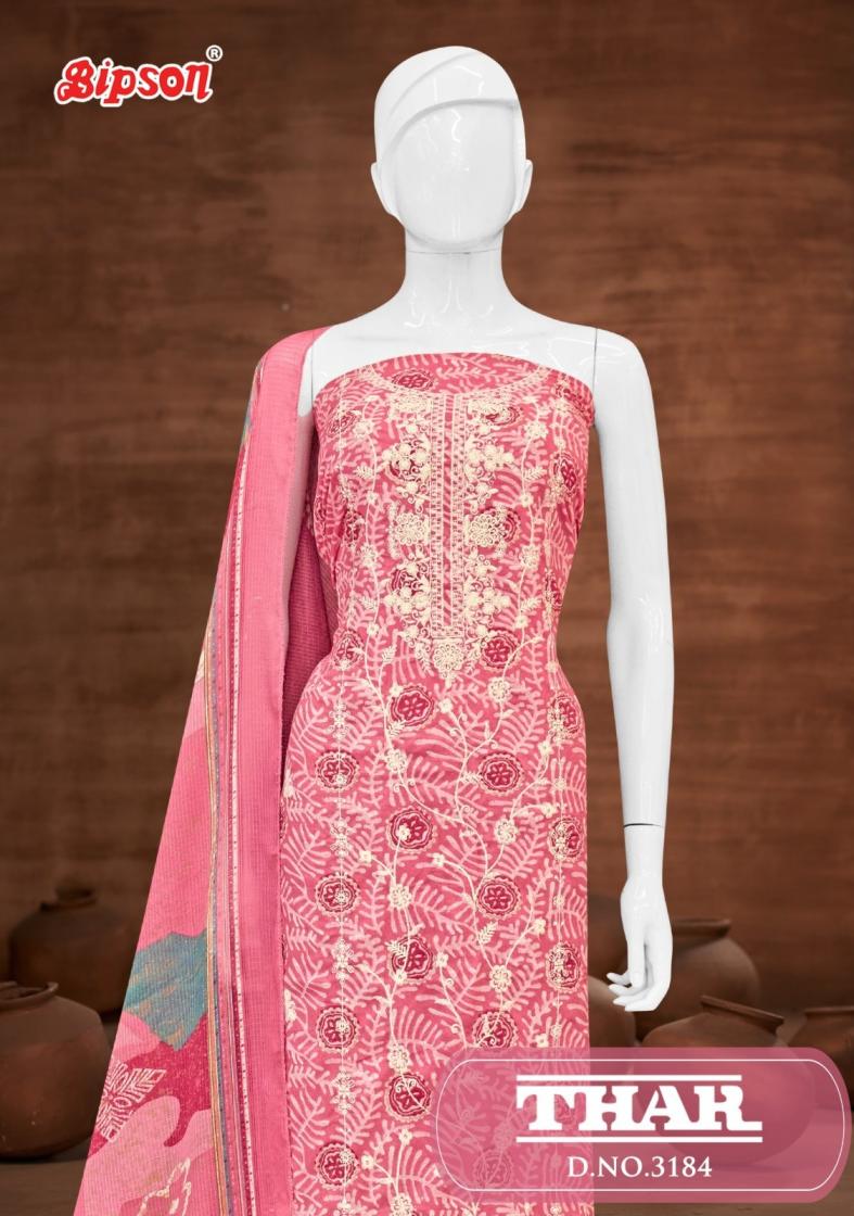bipson prints thar 3182 cotton casual suit for women