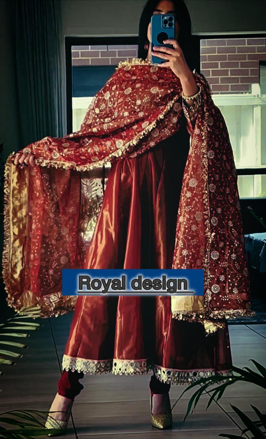 5033 BARBARI SILK HIT DESIGN FULL STITCH GOWN STYLE 3PCS DRESS