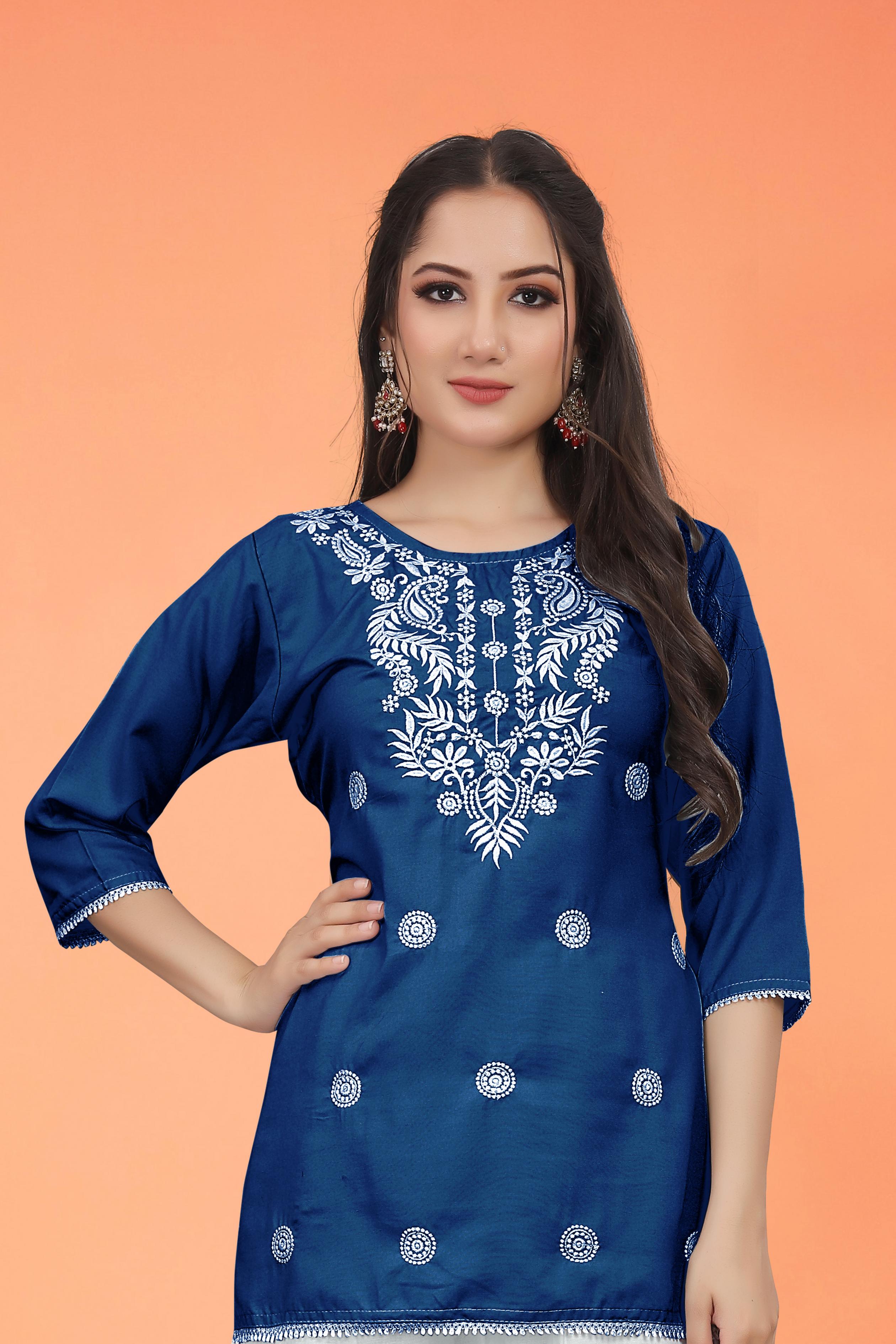 MONEY  VOL-2  PR 9STAR FASHION FANCY RAYON FABRIC WITH  CHIKANKARI  EMBROIDERY WORK FANCY DESIGNER  CATALOG WHOLESALE RATE