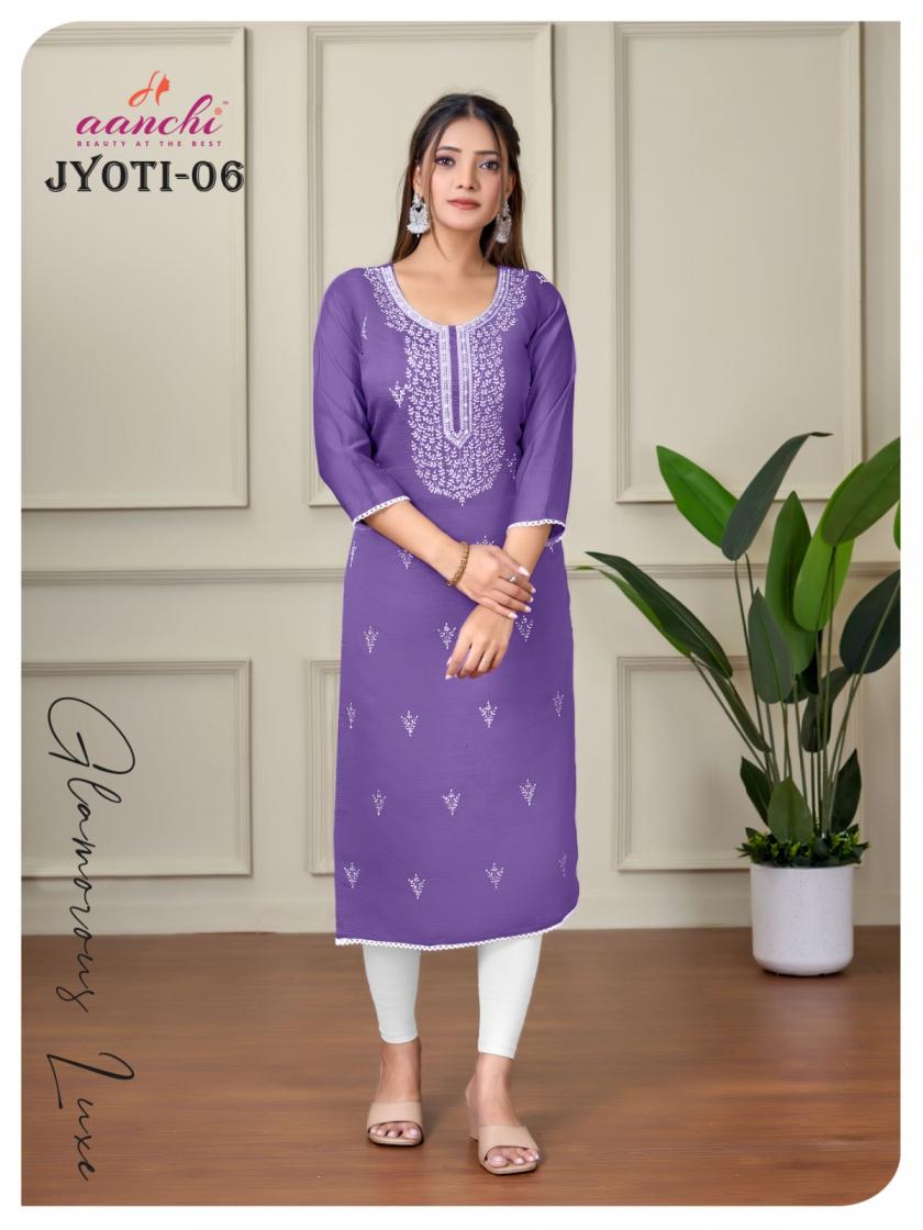 JYOTI BY AANCHI VATICAN SHOP TRENDY FULL STITCH LONG KURTIS 