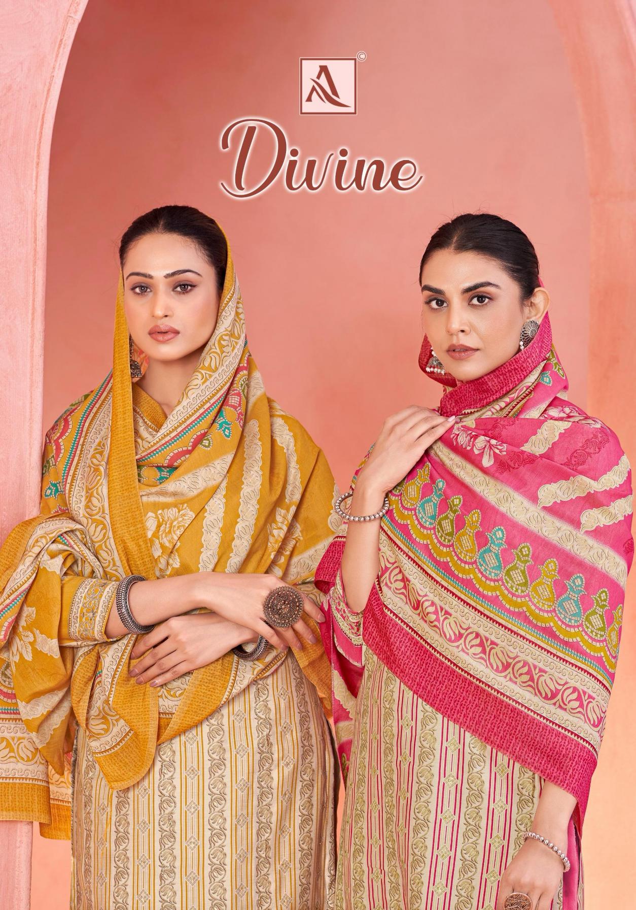 divine by alok modal discharge print stylish pakistani dress material 