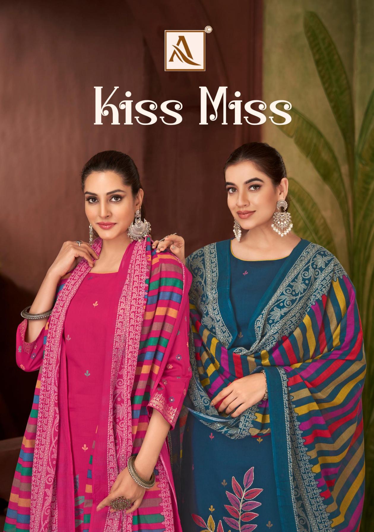 kiss miss by alok zam print unique pakistani suit for ladies 