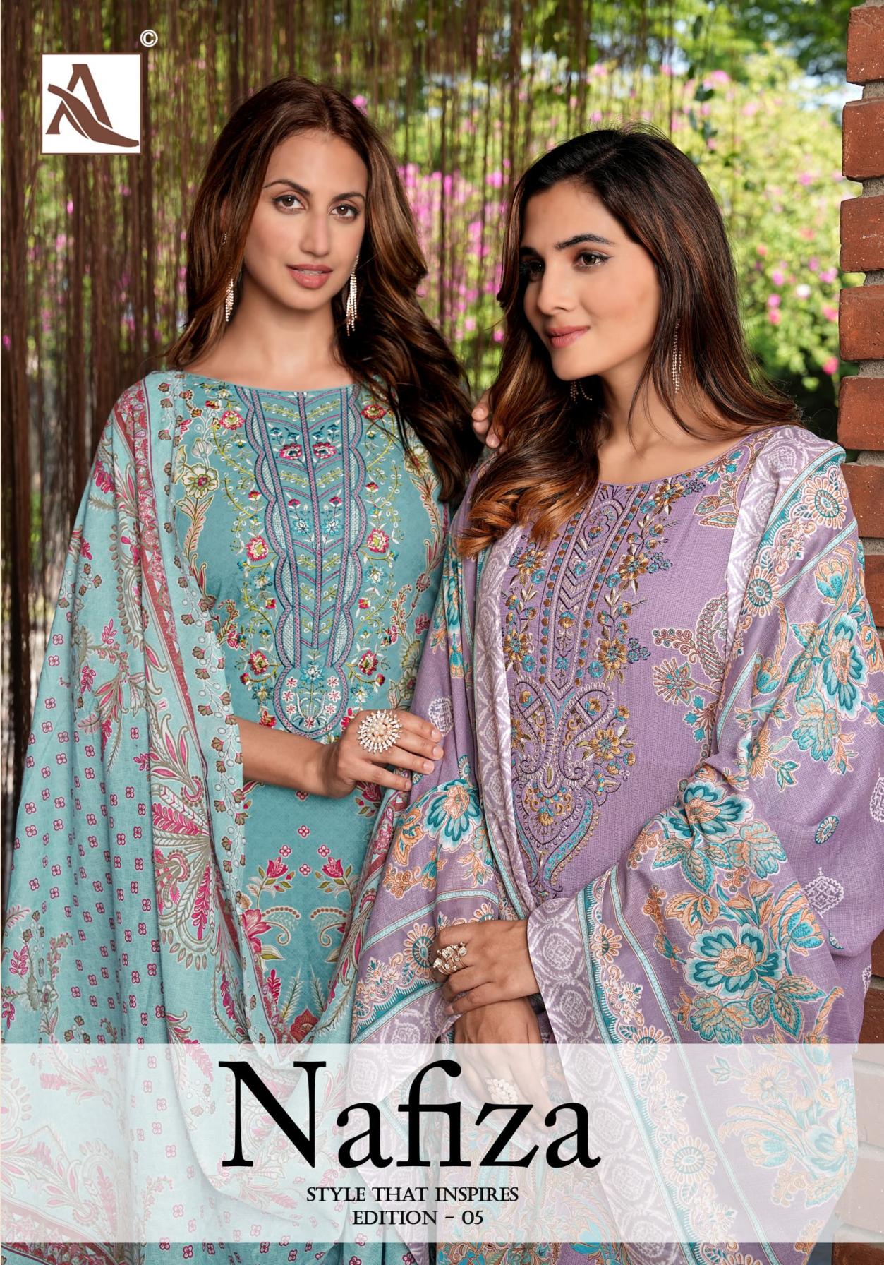 NAFIZA VOL 5 BY ALOK COTTON DAILY WEAR PAKISTANI PRINT SUITS 