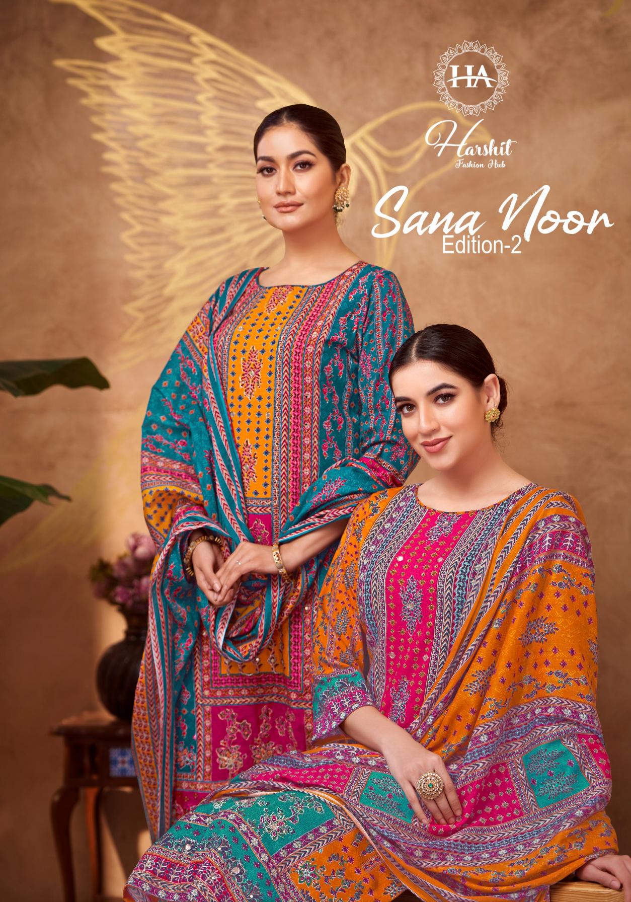 SANA NOOR VOL 2 BY ALOK SUIT RAYON FANCY STYLE DRESS MATERIAL 