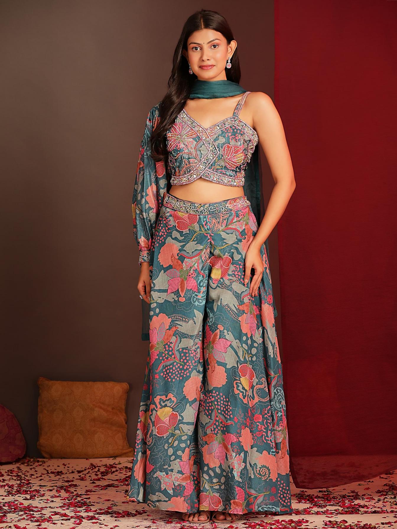 AMOHA C419 CHINON SHOP TRENDY FULL STITCH CROP TOP 