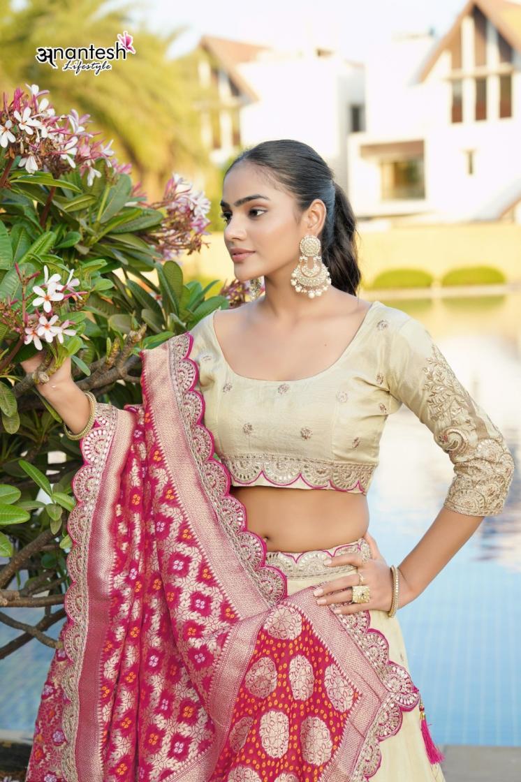anantesh lifestyle 5042 semi stitch cosmos viscose festival wear chaniya choli