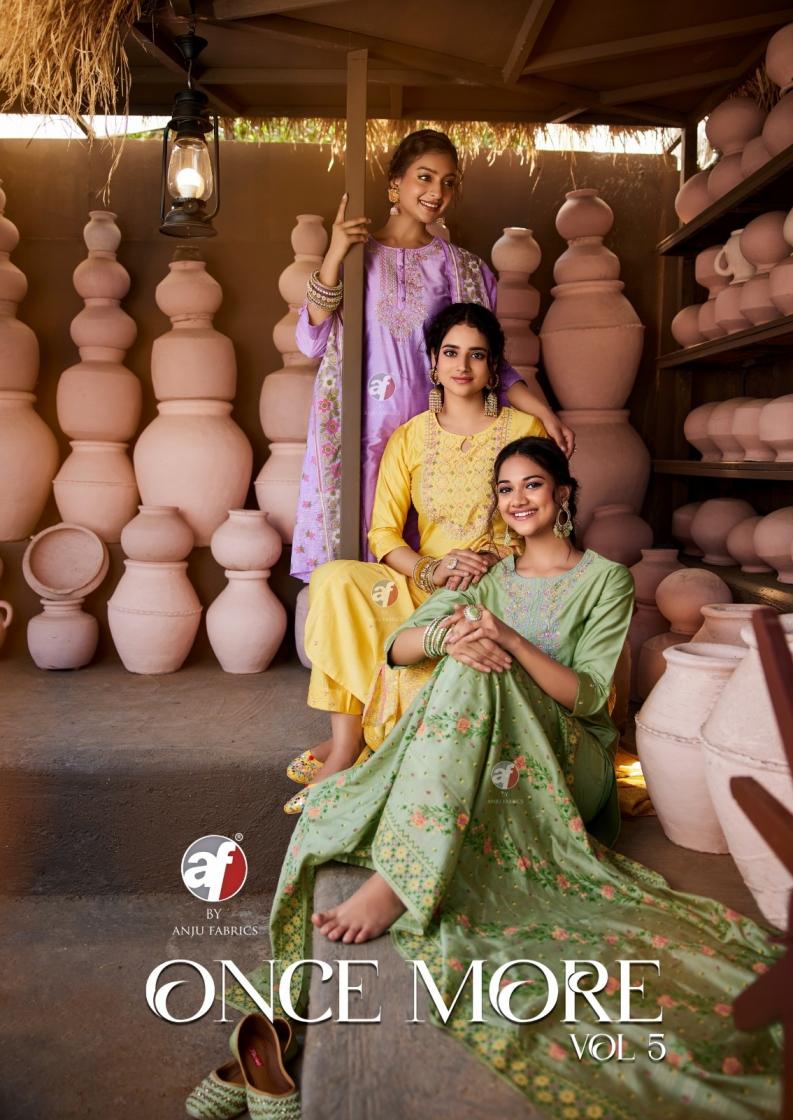 once more vol 5 by anju fab readymade viscose nylon designer plus size suits 