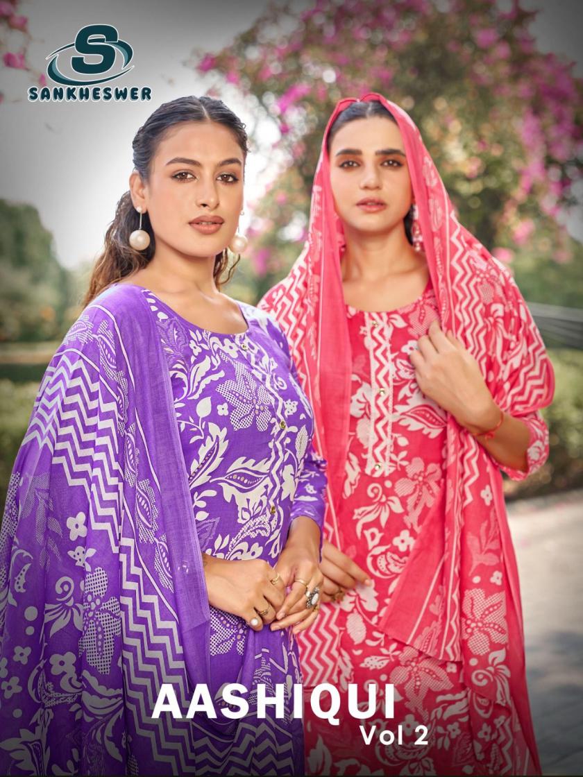 SANKHESHWER LAUNCH ASHIQUI VOL 2 ETHNIC KURTI WITH PANT AND DUPATTA 