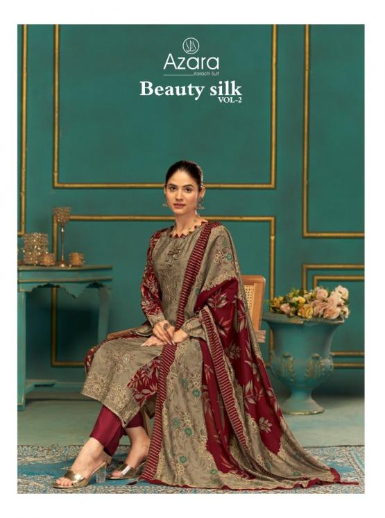 AZARA RADHIKA FASHION BEAUTY SILK VOL 2 MODAL MUSLIN DRESS MATERIAL 
