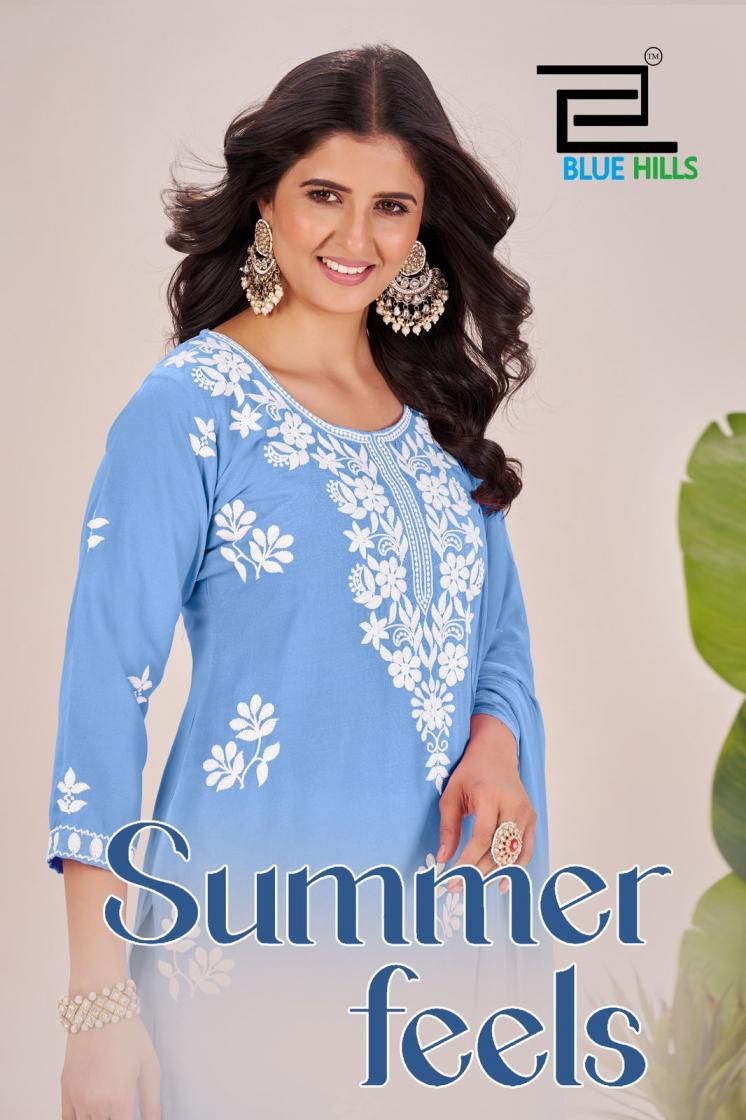 SUMMER FILLS BY BLUE HILLS SUMMER SPECIAL RAYON KURTA SET