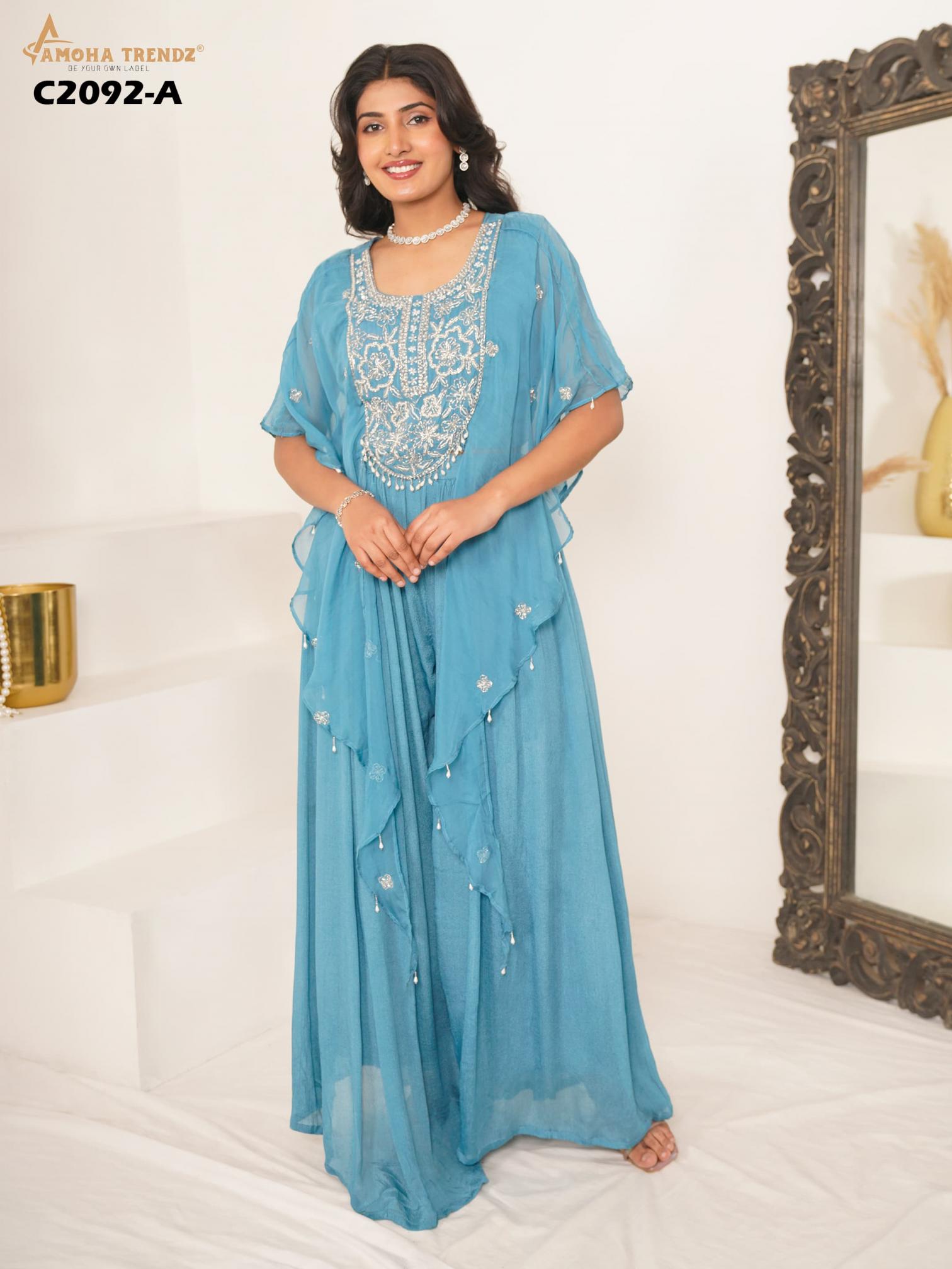 AMOHA TRENDS LAUCHES C2092 FESTIVAL WEAR DRESS