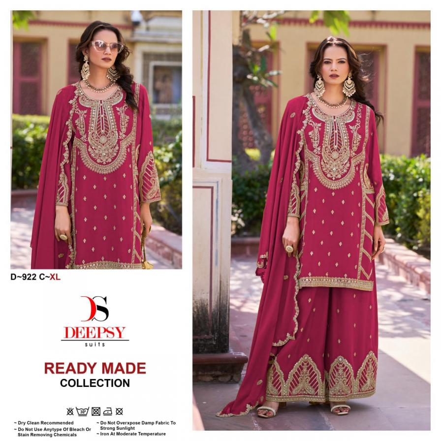 DEEPSY SUITS D 922 ABCD LAUNCH PLAZZO AND BOTTOM SETS 