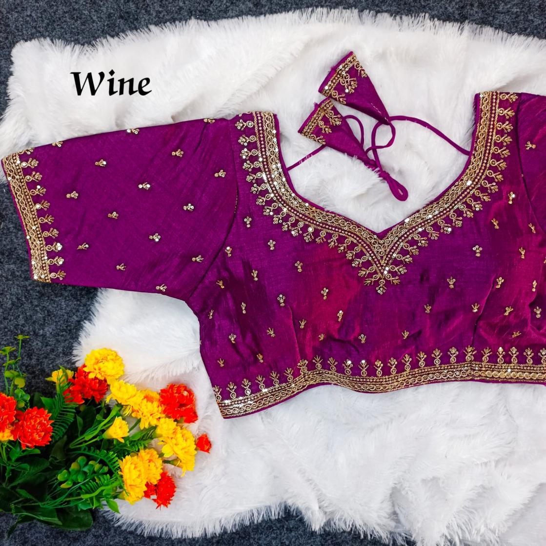 f rimzim vichitra silk shop trendy fully stitch blouse collection 