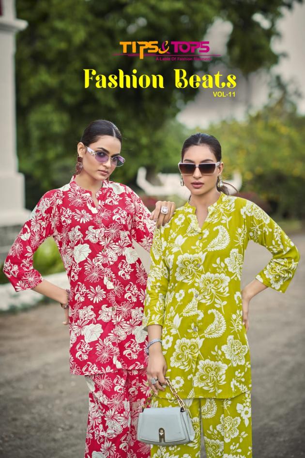 tips & tops by fashion beats vol 11 elegance style full stitch co-ord set 