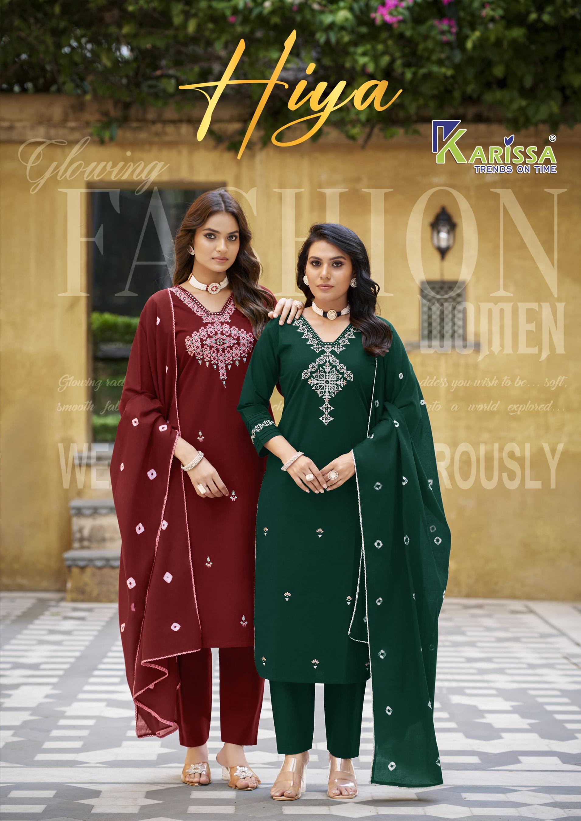 KARISSA HIYA READYMADE COTTON ELEGANCE SALWAR KAMEEZ 
