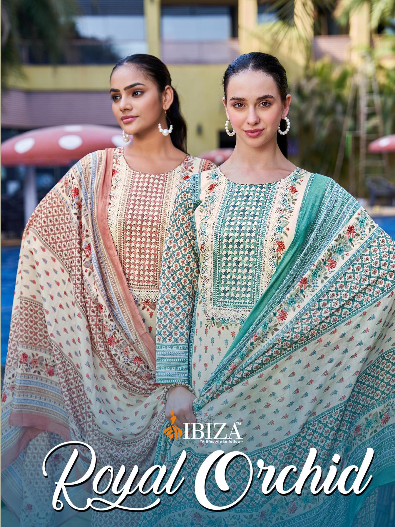 ROYAL ORCHID BY IBIZA CASUAL WEAR COTTON SALWAR SUIT