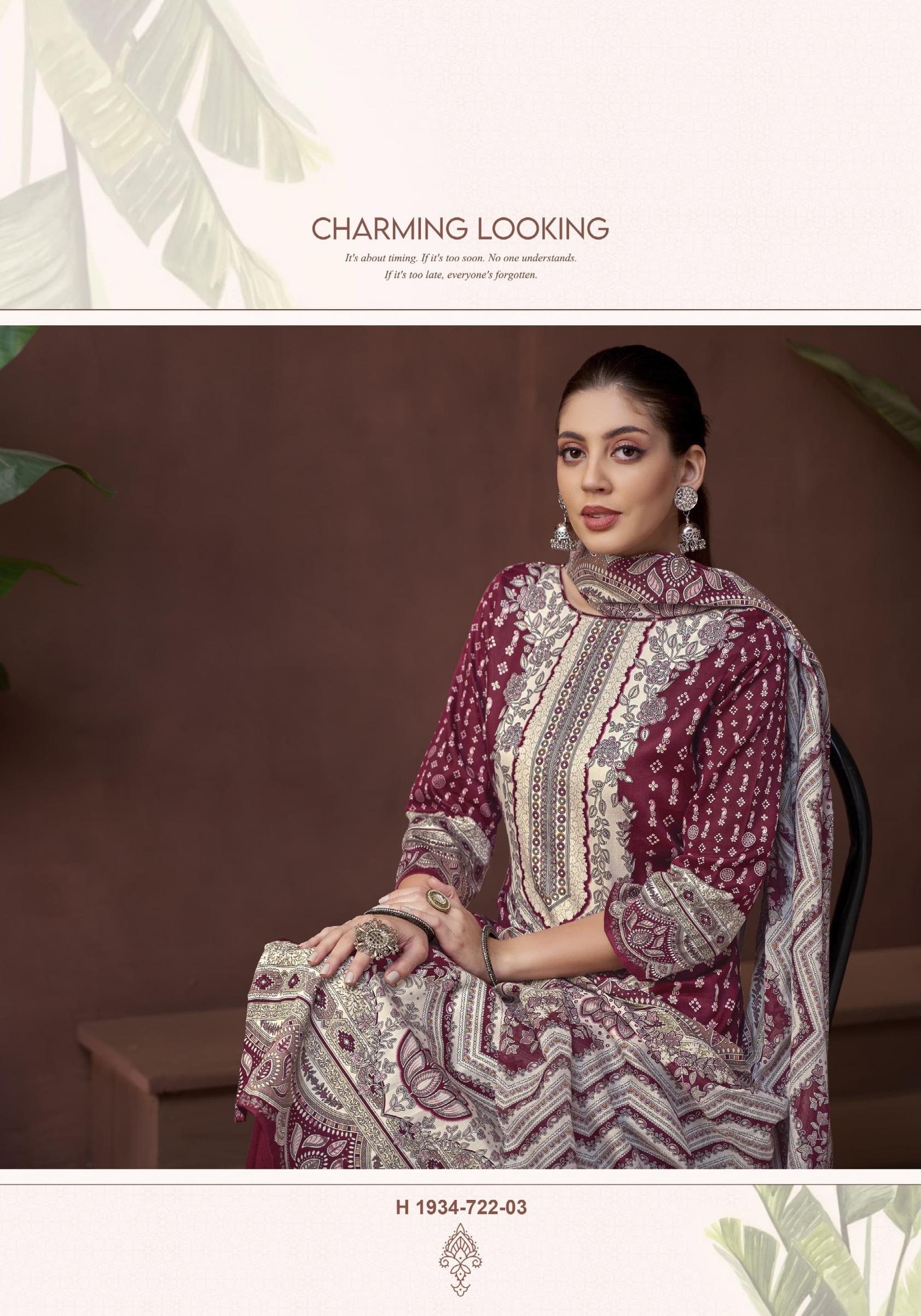 ALOK LAUNCH KAARA VOL 2 JAM COTTON SALWAR KAMEEZ PAKISTANI 
