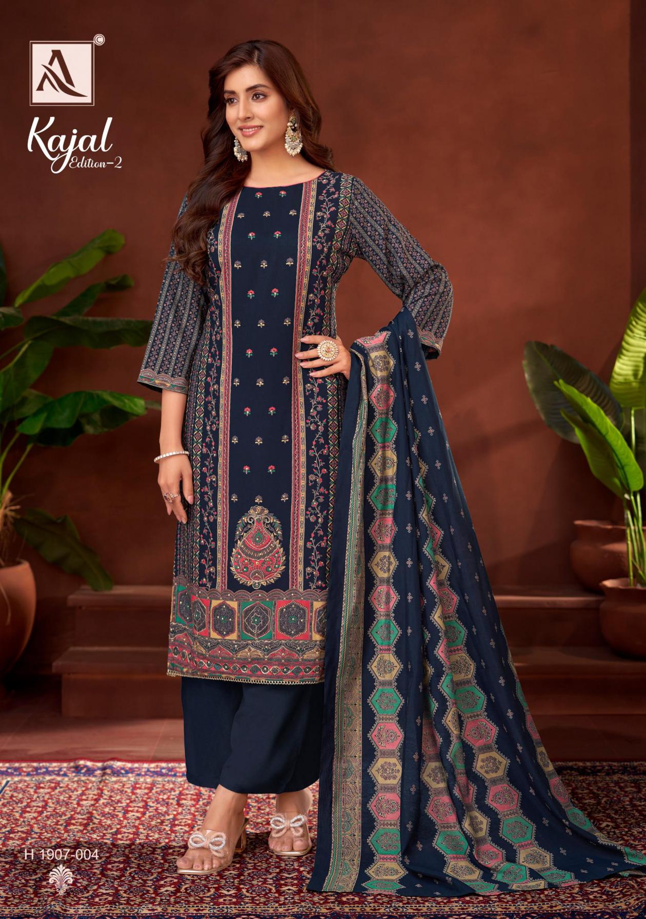 KAJAL VOL 2 BY ALOK SUITS UNSTITCHED SALWAR KAMEEZ