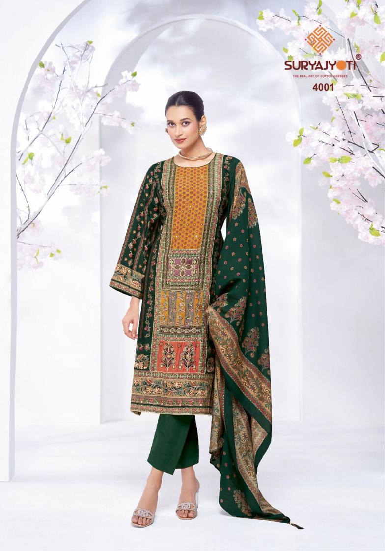 SURYAJOTI  LAUNCH  KANCHAN VOL 4 PURE MODAL BEAUTIFUL DRESS 