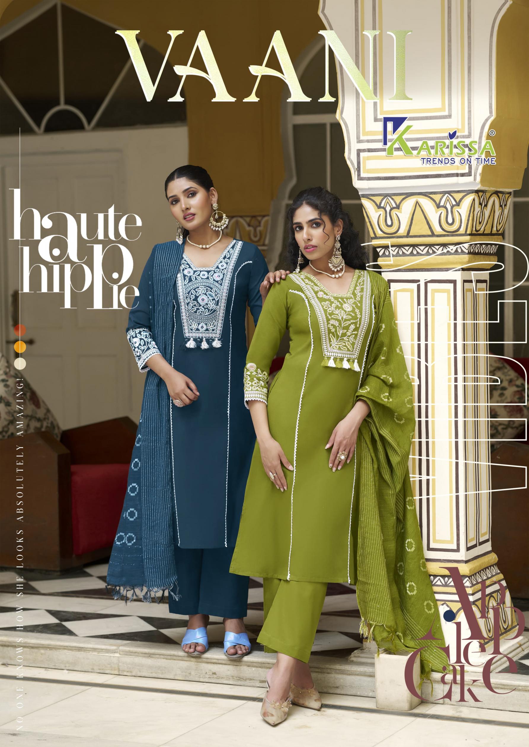 VAANI BY KARISSA HIT DESIGN FULLY STITCH LINEN SUIT FOR WOMENS 
