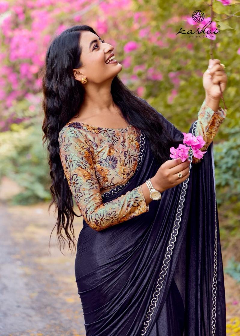 NEEL VOL 16 BY KASHVI CREATION MONO SATIN DESIGNER SAREE 