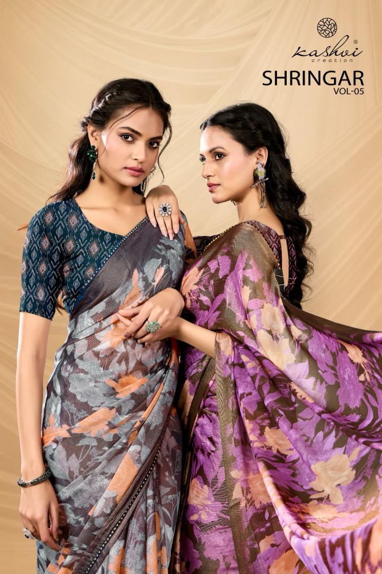 shringar vol 5 by kashvi creation brasso best saree online 