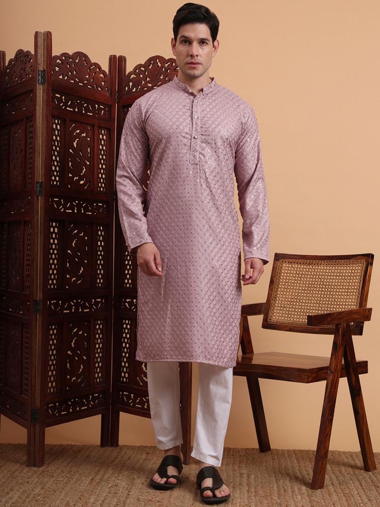 killer vol 1 rayon chikankari work full stitch pretty look mens kurta exports 